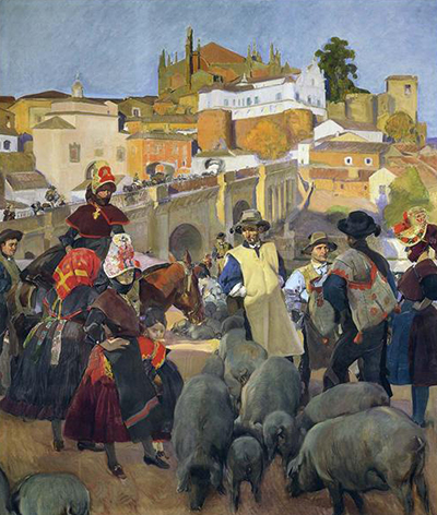 The Market Joaquin Sorolla